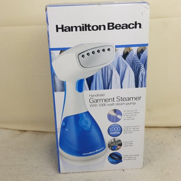 Hamilton Beach Handheld Garment Steamer Steam Pump 1000W‎ #11555 New - Picture 3 of 7